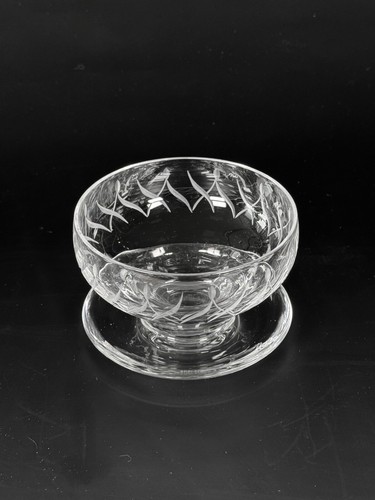 Stuart crystal etched footed - etched,