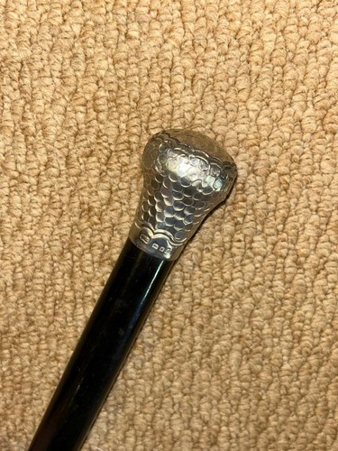 Antique ebonised walking - antique, stick