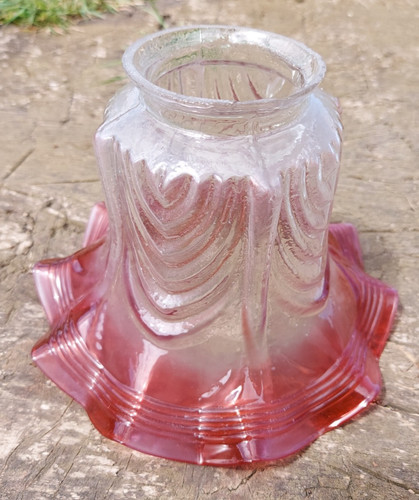 Vintage clear cranberry cast - cranberry,