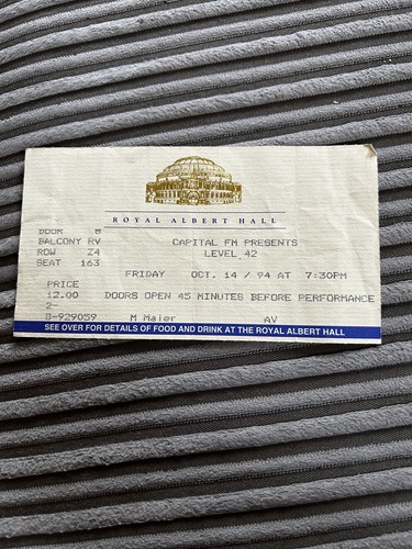 Level ticket royal albert - level,