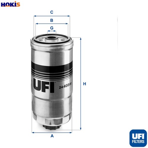 Fuel filter 408 - fuel,