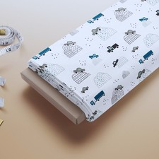 Boys cotton fabric - fabric, &