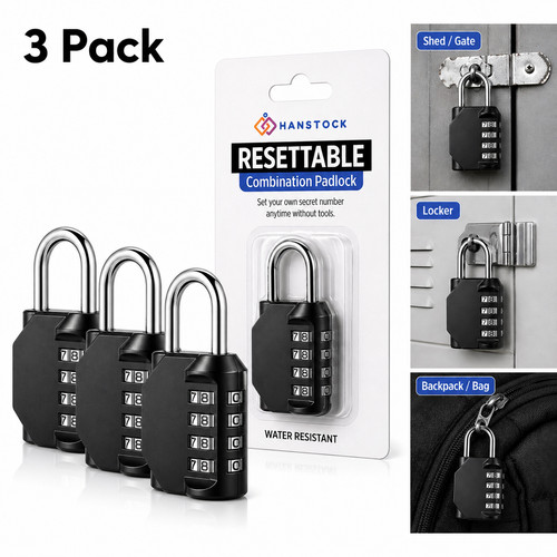 Pack hanstock 4 digit - -, 4-digit