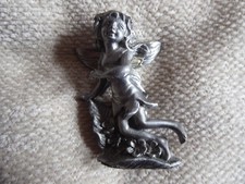 VINTAGE FAIRY FIGURINE 6cm high ...metal possibly Pewter