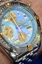 Breitling Chrono Cockpit Limited Edition Caribbean Blue Dial - Ultra Rare!