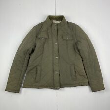 Fat Face Jacket 14 Green Womens Quilted Short