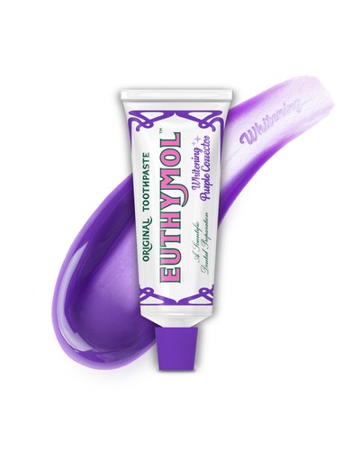 Purple whitening toothpaste - purple,