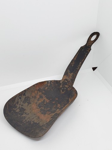 Hand forged iron coal ash - forged,