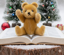 Miniature Hermann Teddy Bear w/ Tag | Pre-1990 West Germany | Jointed