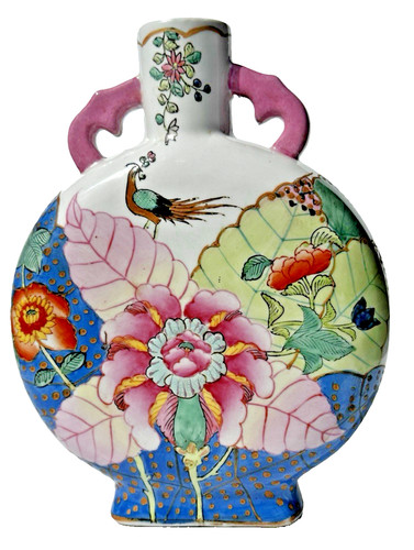 Vtg chinese famille rose - vtg, moon