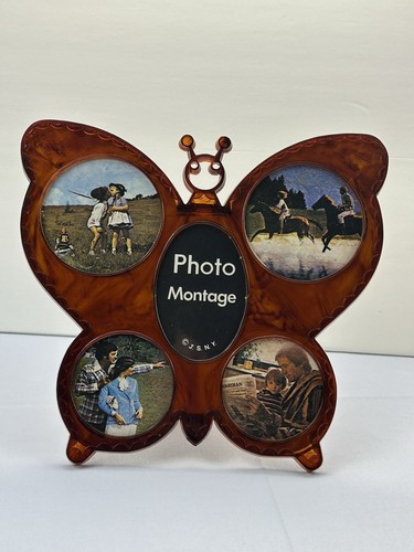 Vintage butterfly lucite photo - vintage,