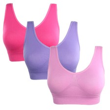 3-PACK New Women Sports Bra