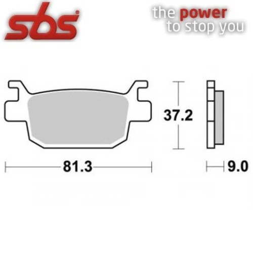 Pair brake pads 193hf - brake,