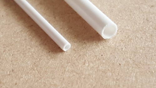 Round tube styrene - styrene, strip