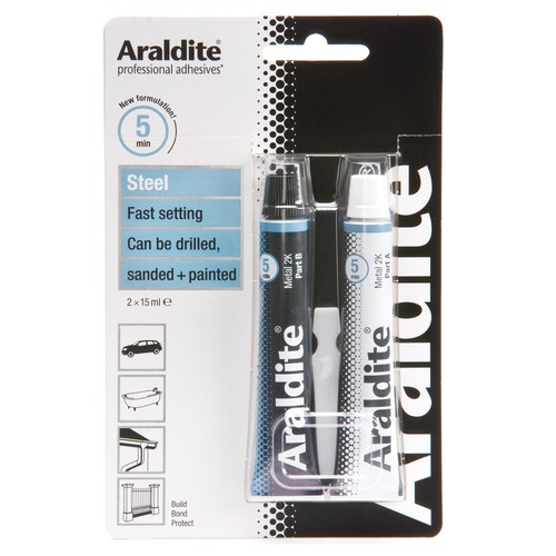Araldite 2tubes steel epoxy - 2tubes,