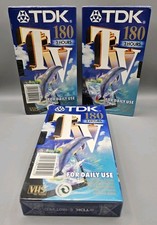 VHS TDK 180 (3 Hours) Blank