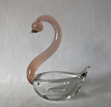 12cm Tall Pink Neck Blown Art