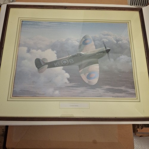 Spitfire framed print keith - print, by