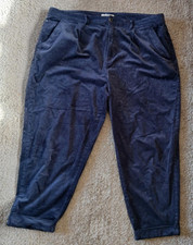 M&S Per Una Cord Blue Trousers