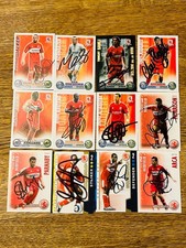 Hand Signed Football Trading Cards - Middlesbrough FC - lot of 12 cards - 2000's