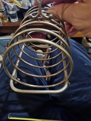 Antique toast rack plated - antique,
