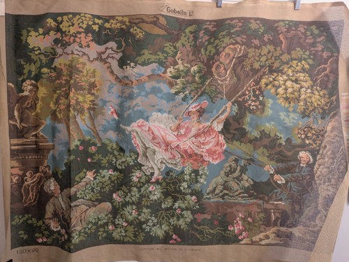 Vintage gobelin needlepoint - vintage,