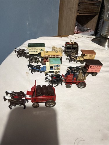 Vintage horse drawn - carts, toys