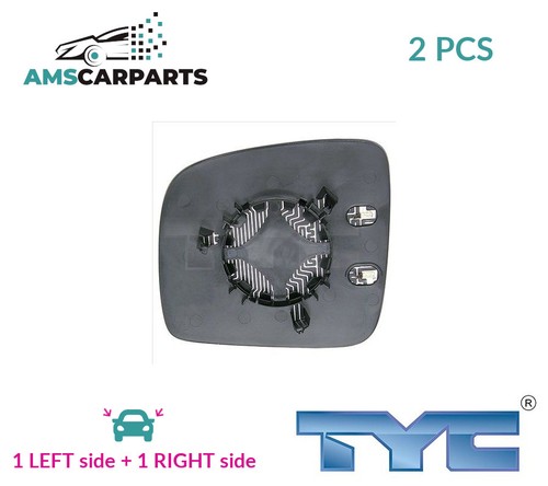 Rear view mirror glass - mirror, pair