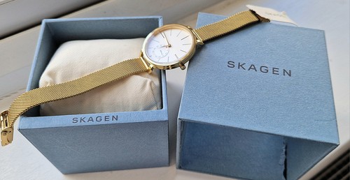 Skagen ladies hagen gold watch - ladies,
