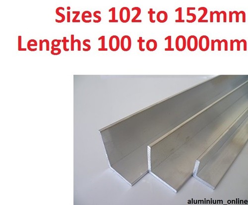 Aluminium angle unequal 102mm - aluminium,