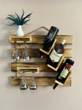 Solid Sheesham Wood Wine Rack