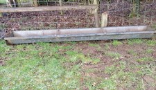 8ft galvanised sheep trough
