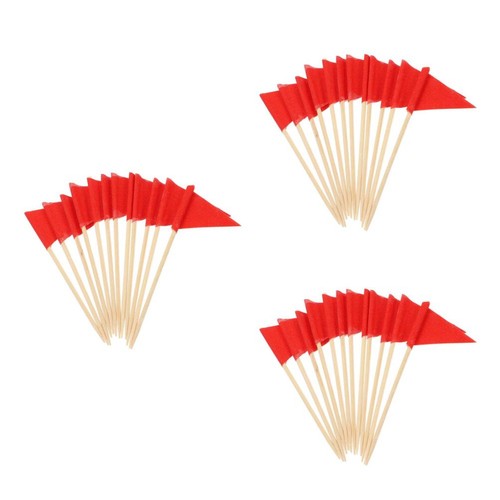 Red mini triangle - red,