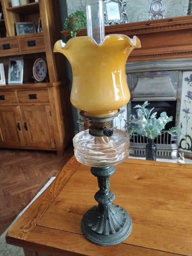 Victorian hinks duplex pewter - ,