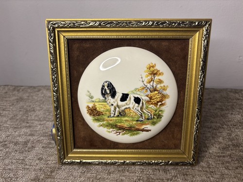 Vintage framed staffordshire - vintage,