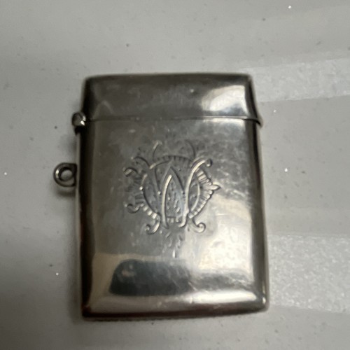Birmingham solid silver vesta - birmingham,