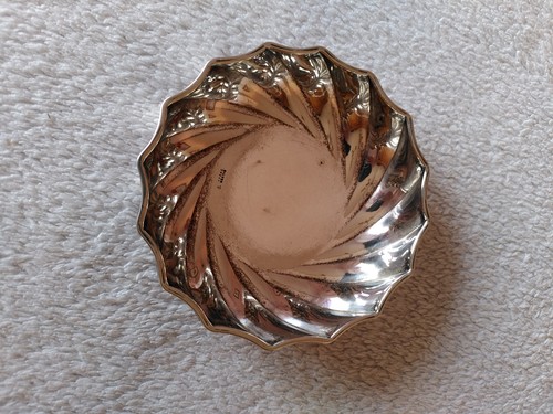 Silver plated trinket bowl