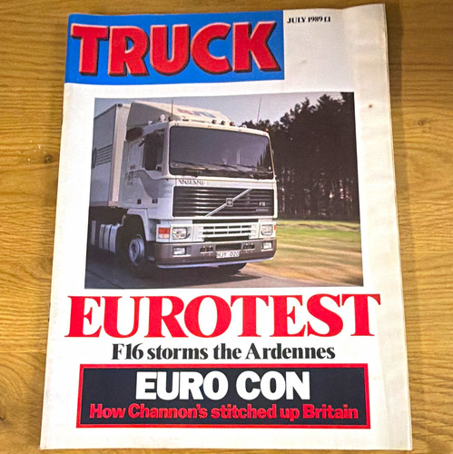 Truck magazine july - magazine, 1989