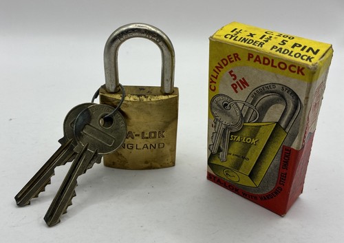 Vintage sta lok - vintage, brass