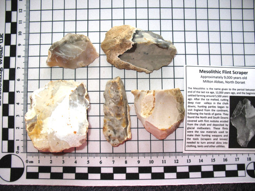 Mesolithic flint stone age