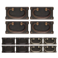 4/8Pcs Vintage Drawer Pull Handles Drop Ring Replacement Cabinet Cupboard Handle
