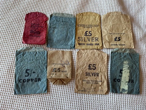 Bank paper money bags - x,