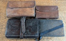 JOB LOT OF 4 VINTAGE LEATHER