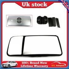 DOUBLE UNIVERSAL MIRROR Tractors Truck Digger Wing Split Fixing Zoom Dual HGV