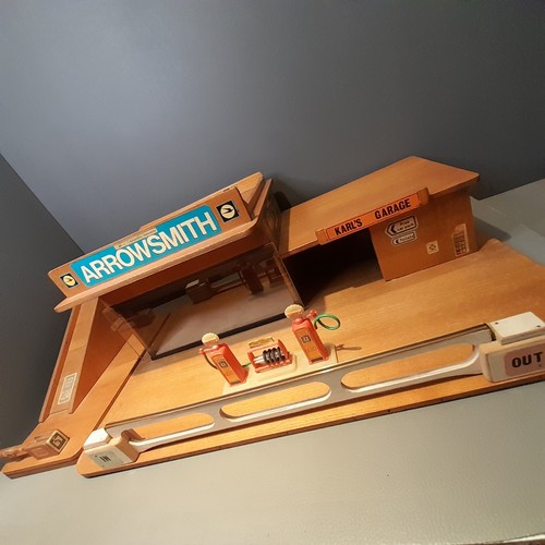 Vintage toy garage - toy, large