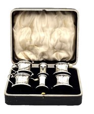 Sterling Silver  Cruet Set