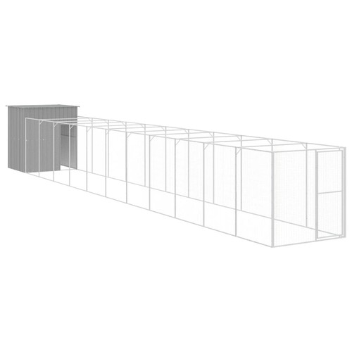Dog house with run - dog, cage