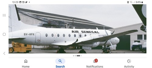 Aircraft hs748 6vafx air - aircraft,