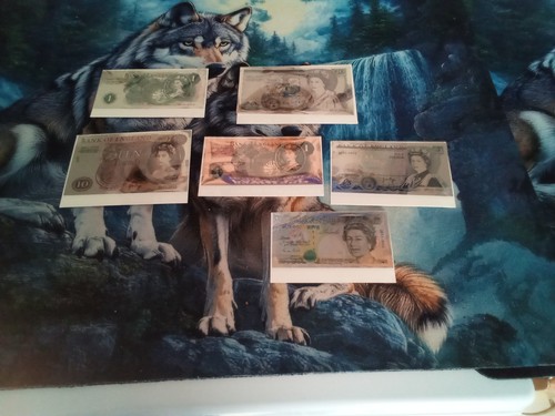Set platinum bank notes - 6,