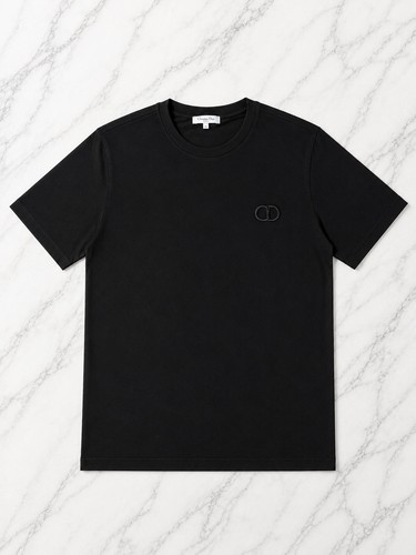Christian dior logo black crew - logo,